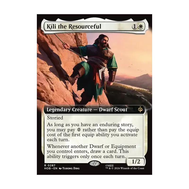 Kili the Resourceful (Extended Art) - The Hobbit (Near Mint)