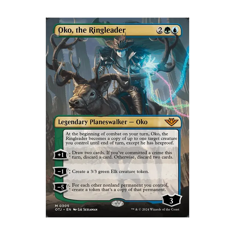 Oko, the Ringleader (Borderless) - Outlaws of Thunder Junction (Near Mint)