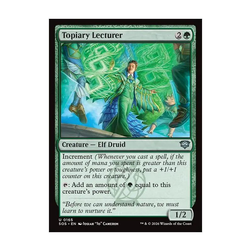 Topiary Lecturer - Secrets of Strixhaven (Near Mint)
