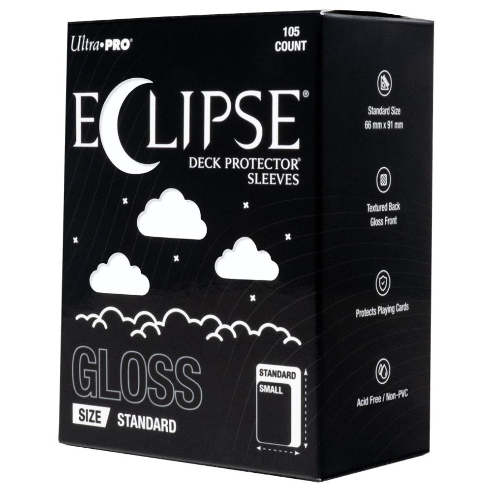 Deck Protector Sleeves: Eclipse Gloss - Arctic White (105) (Preorder)