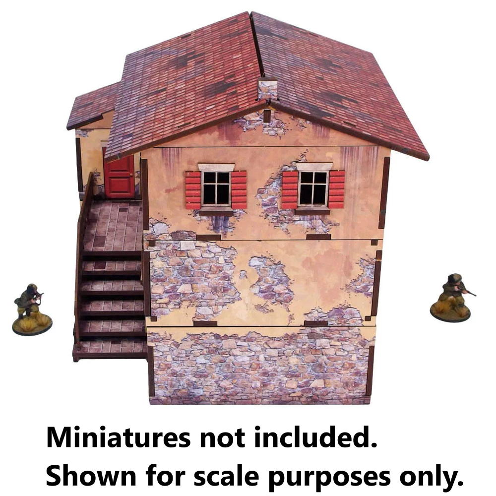 Bolt Action: Pre-Painted WW2 Italy - Large House