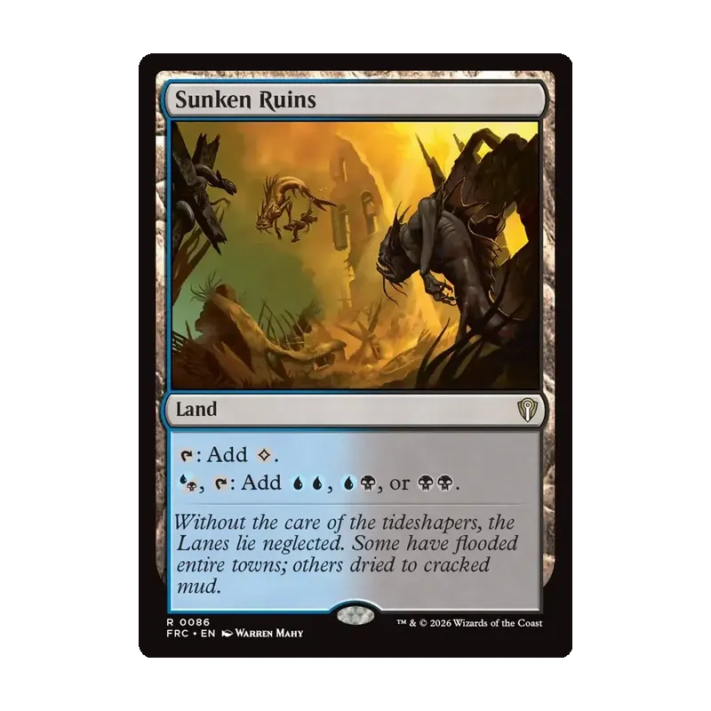 Sunken Ruins - Reality Fracture Commander (Near Mint)