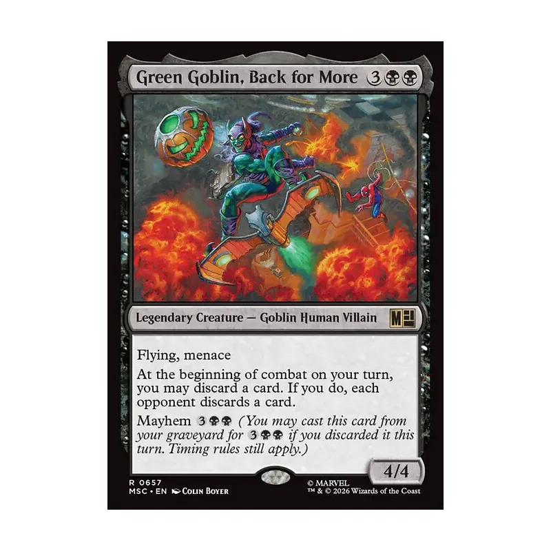 Green Goblin, Back for More - Marvel Super Heroes Commander (Near Mint)