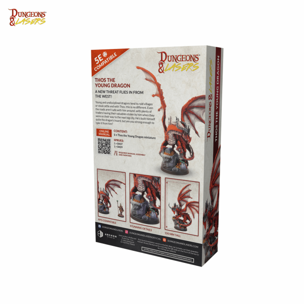 Dungeons & Lasers: Thos the Young Dragon (New Arrival)