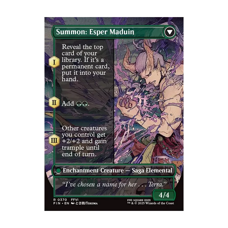 Esper Origins // Summon: Esper Maduin (Borderless) - Final Fantasy (Near Mint)