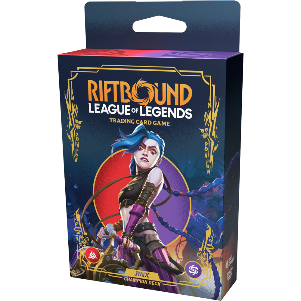 Riftbound TCG: Origins - Jinx Champion Deck (Preorder) Riftbound TCG: Origins - Jinx Champion Deck (Preorder)