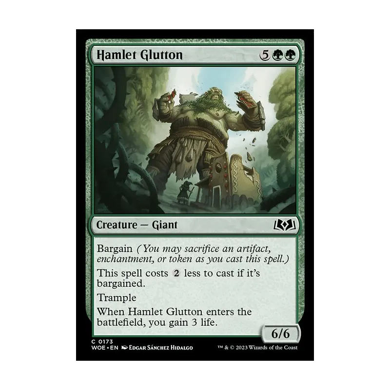 Hamlet Glutton - Wilds of Eldraine (Near Mint)