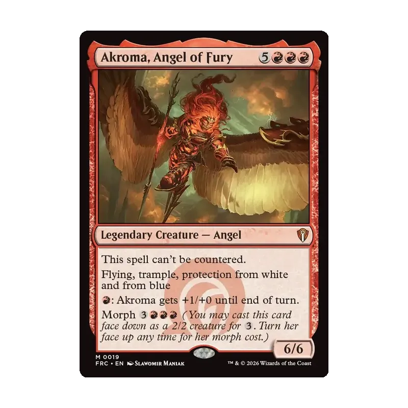 Akroma, Angel of Fury - Reality Fracture Commander (Near Mint)