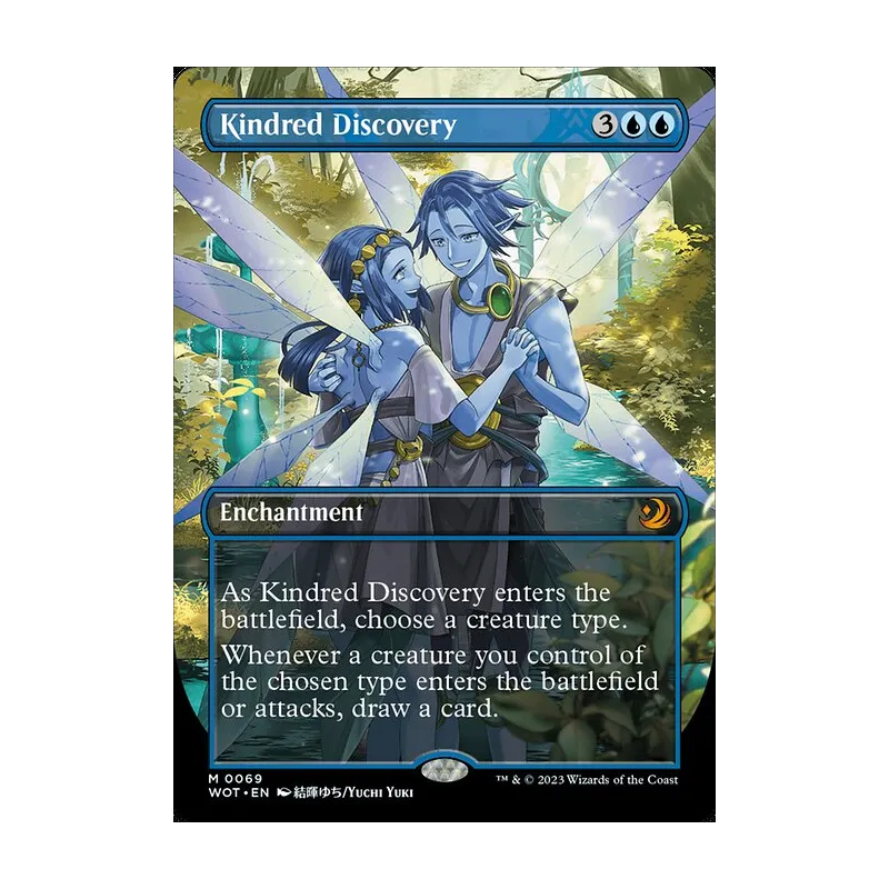 Kindred Discovery (Anime Borderless) - Wilds of Eldraine: Enchanting Tales (Near Mint)