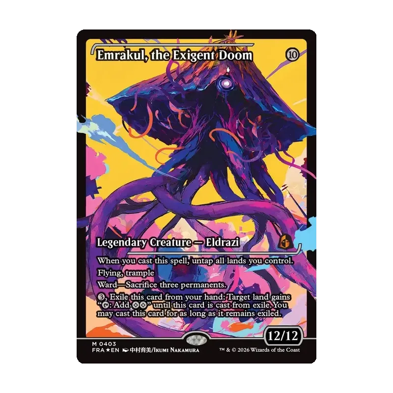 Emrakul, the Exigent Doom (Showcase) - Reality Fracture (Foil Near Mint)