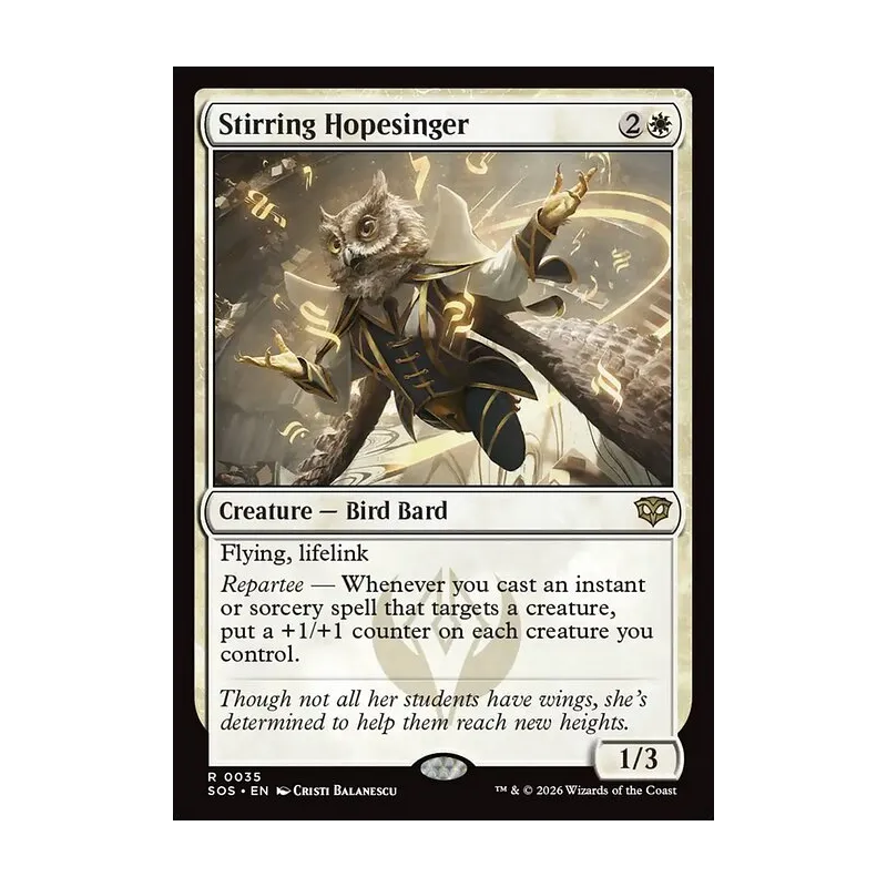 Stirring Hopesinger - Secrets of Strixhaven (Near Mint)
