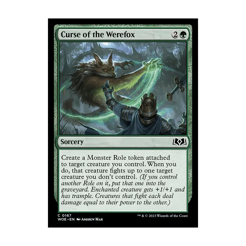 Curse of the Werefox - Wilds of Eldraine (Near Mint)