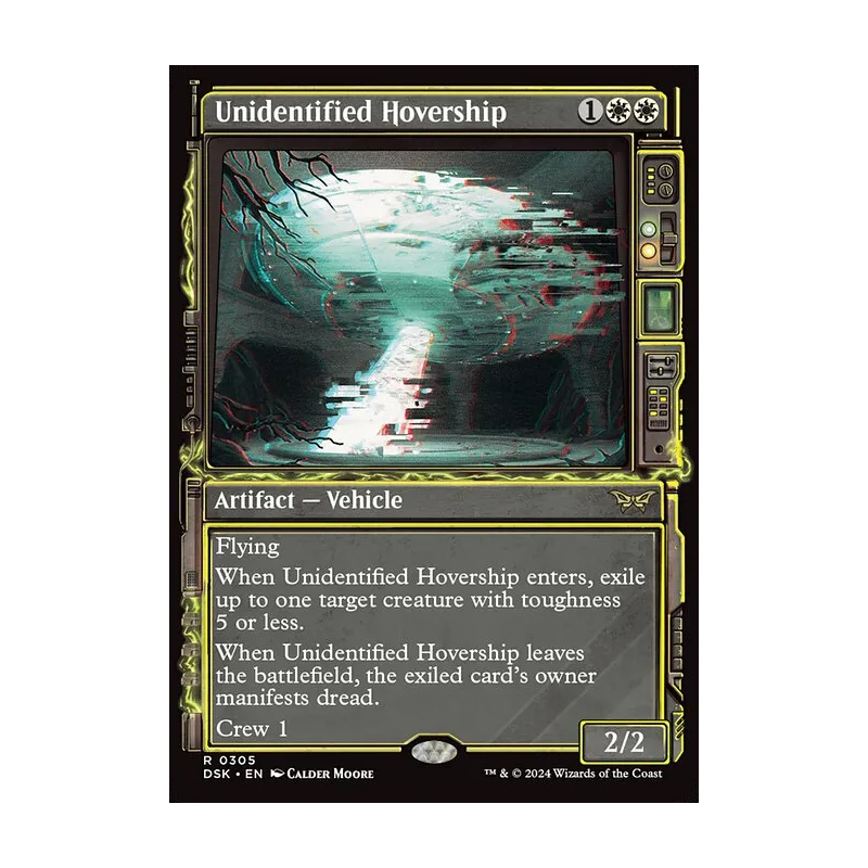 Unidentified Hovership (Showcase) - Duskmourn: House of Horror (Near Mint)