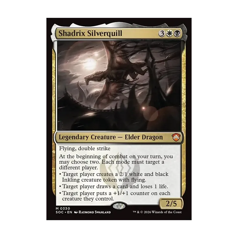 Shadrix Silverquill - Secrets of Strixhaven Commander (Near Mint)