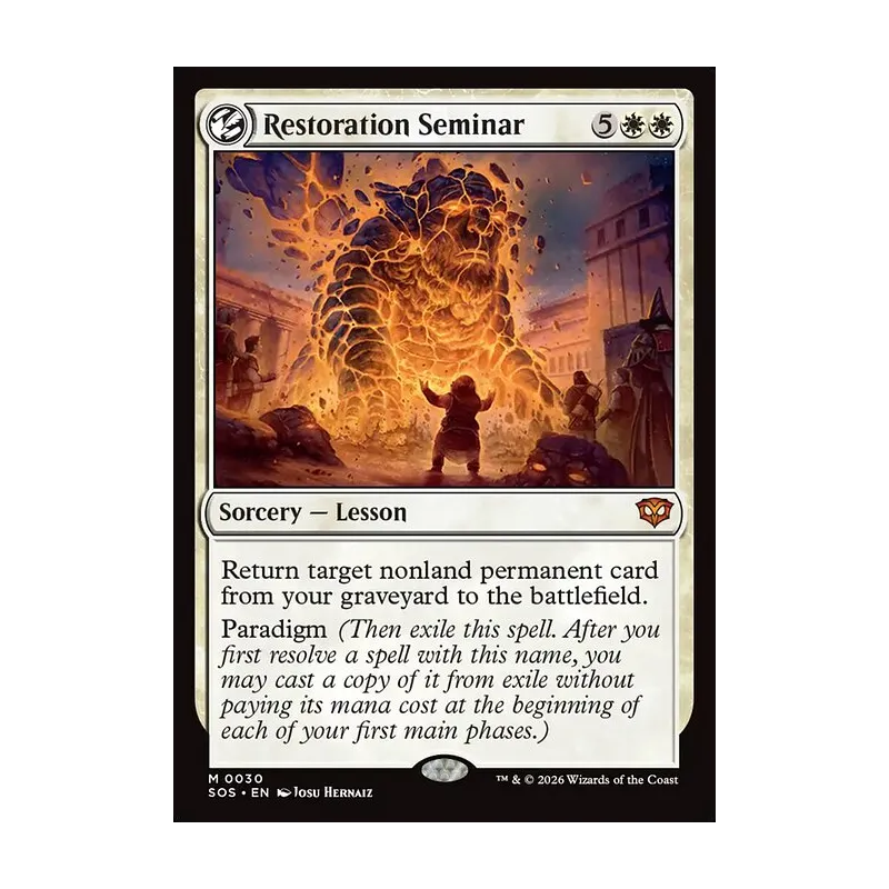 Restoration Seminar - Secrets of Strixhaven (Near Mint)