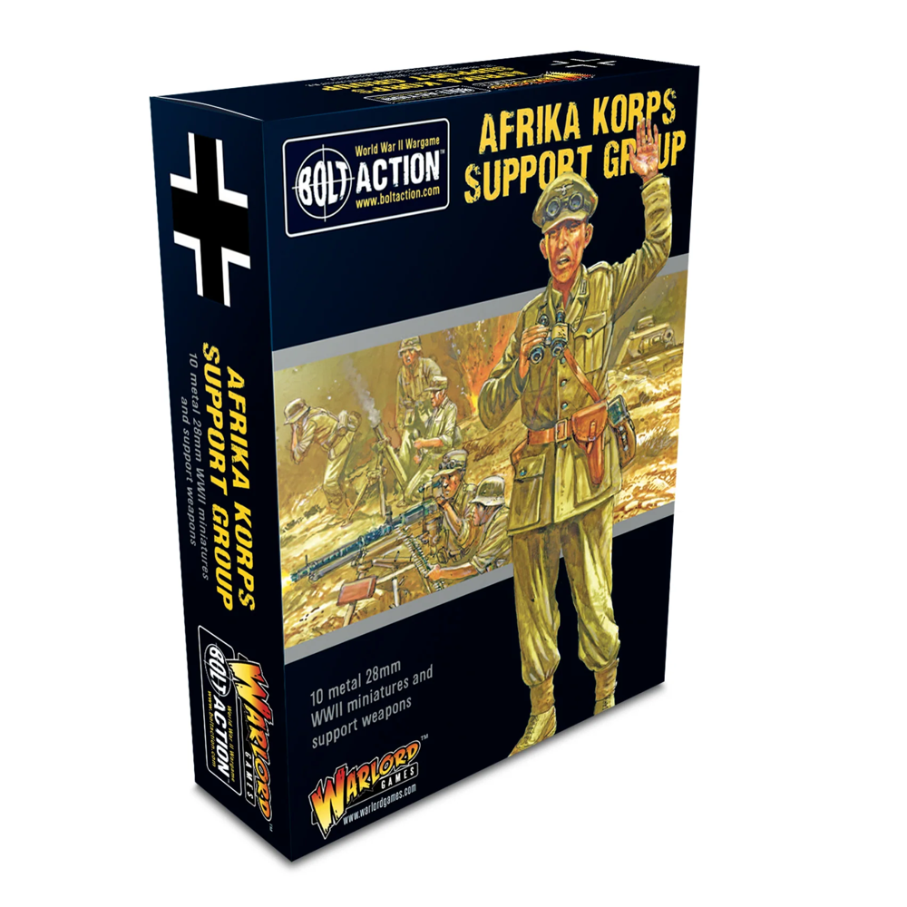 Bolt Action: Afrika Korps Support Group (HQ, Mortar & MMG)
