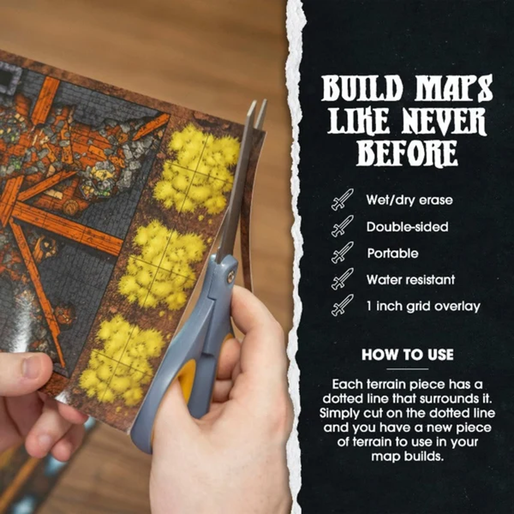 Dungeon Craft 2D RPG Terrain: Realm's Edge (New Arrival)