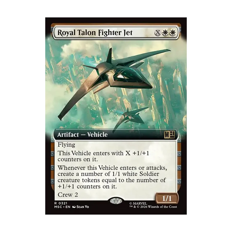 Royal Talon Fighter Jet (Extended Art) - Marvel Super Heroes Commander (Near Mint)