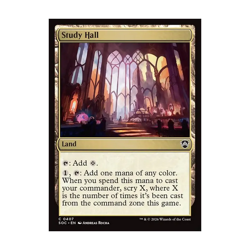 Study Hall - Secrets of Strixhaven Commander (Near Mint)