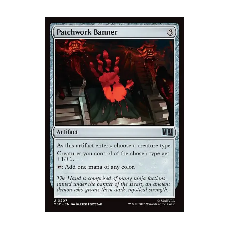 Patchwork Banner (Surge Foil) - Marvel Super Heroes Commander (Foil Near Mint)