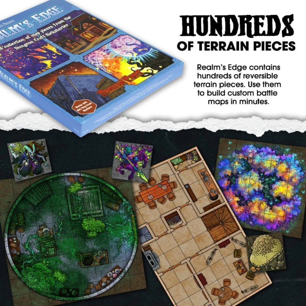 Dungeon Craft 2D RPG Terrain: Realm's Edge (New Arrival)