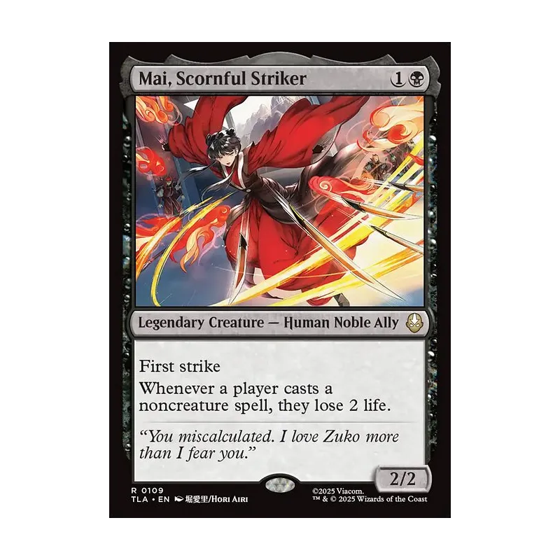 Mai, Scornful Striker - Avatar: The Last Airbender (Near Mint)