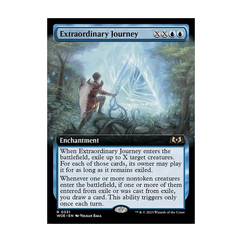 Extraordinary Journey (Extended Art) - Wilds of Eldraine (Near Mint)