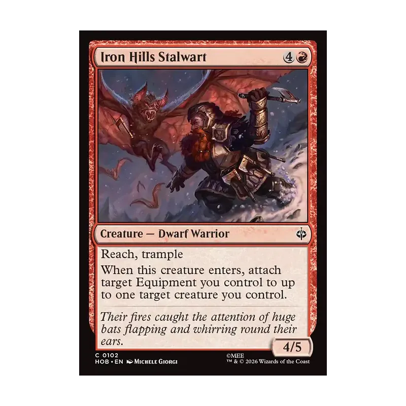 Iron Hills Stalwart - The Hobbit (Near Mint)