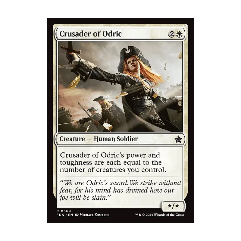 Crusader of Odric - Foundations (Near Mint)