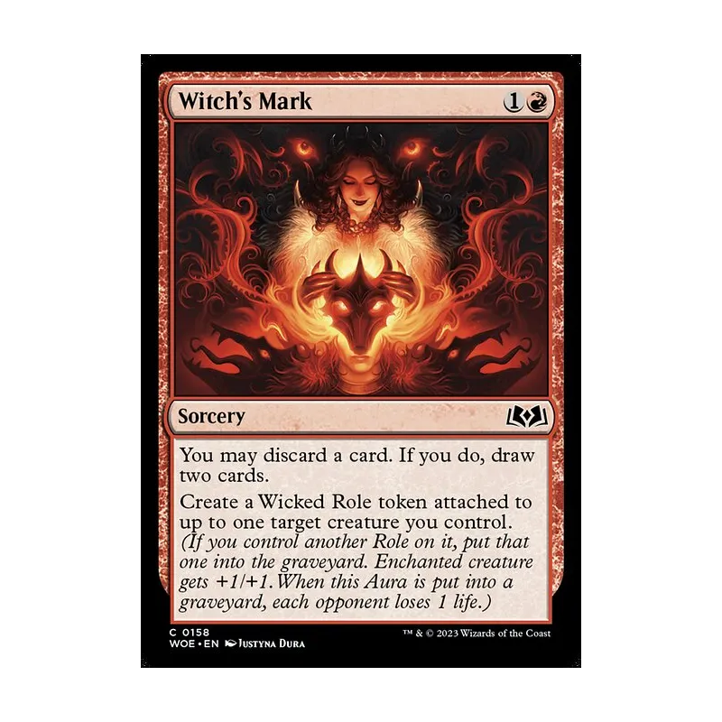Witch's Mark - Wilds of Eldraine (Near Mint)