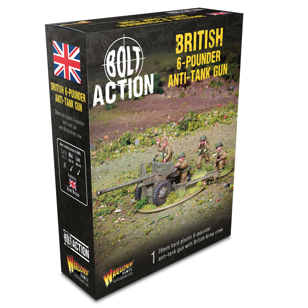 Bolt Action: British 6-Pounder Anti-Tank Gun (Preorder)