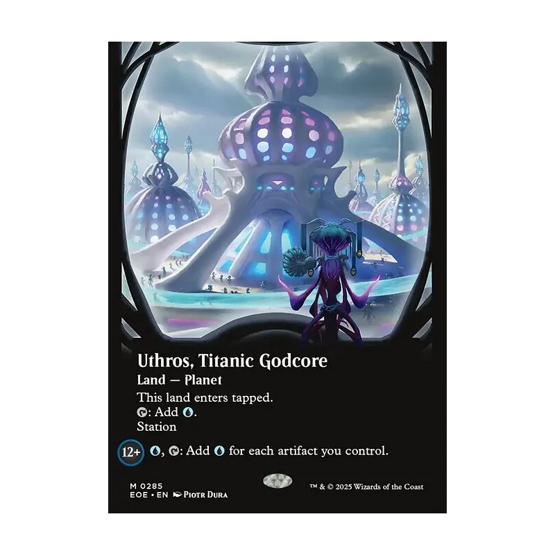 Uthros, Titanic Godcore (Borderless) - Edge of Eternities (Near Mint)