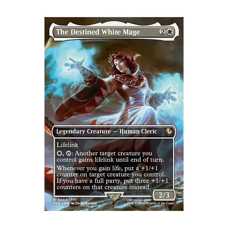 mtg final fantasy white mage Minwu, [430] [Extended Art] [FINAL FANTASY] [Foil]  Face to Face Games Activate only as a sorcery. MTG NM Normal White Mage's