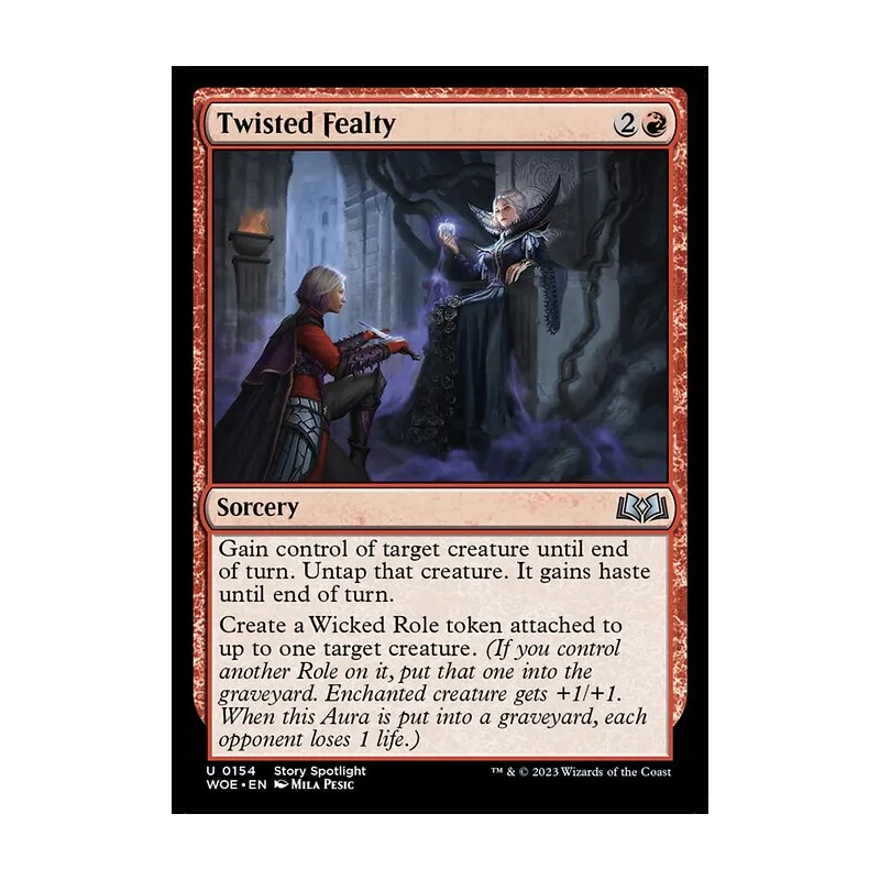 Twisted Fealty - Wilds of Eldraine (Near Mint)