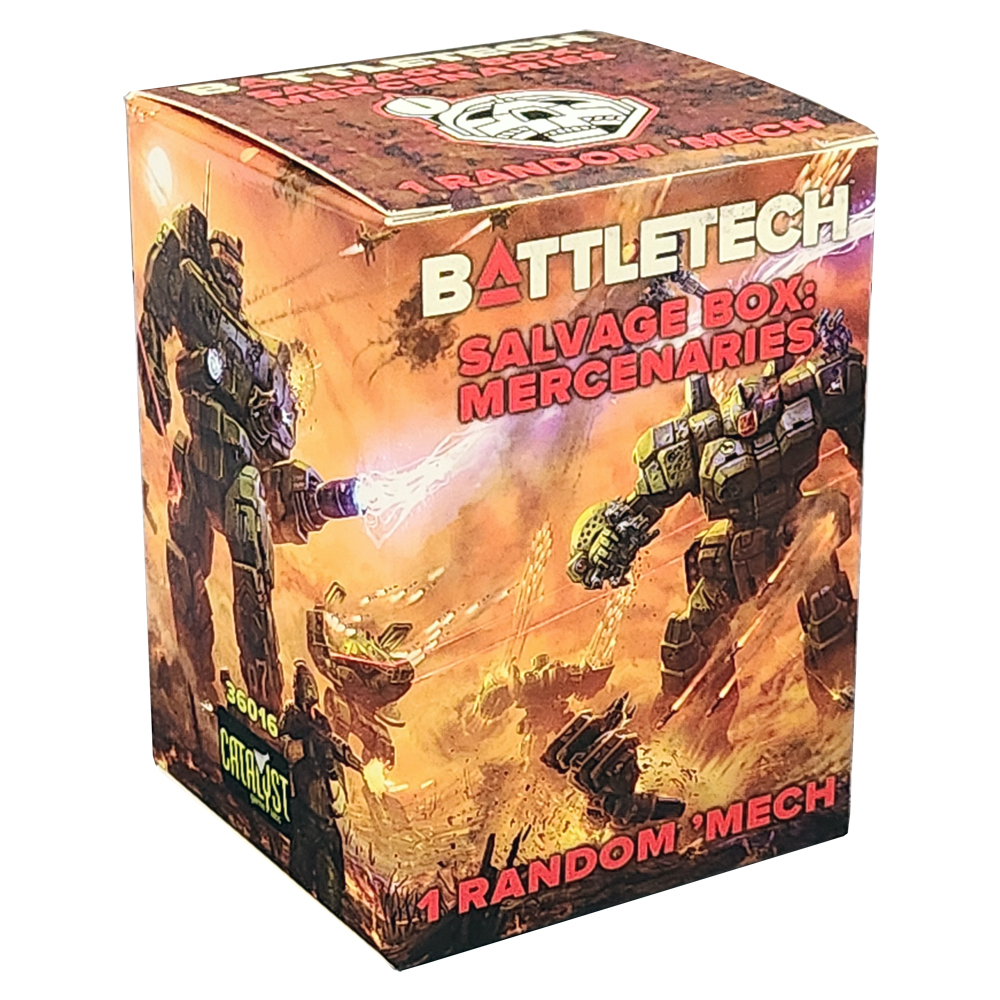 Battletech Mini Box BattleTech: Salvage Box - Mercenaries | Tabletop Miniatures | Miniature ...