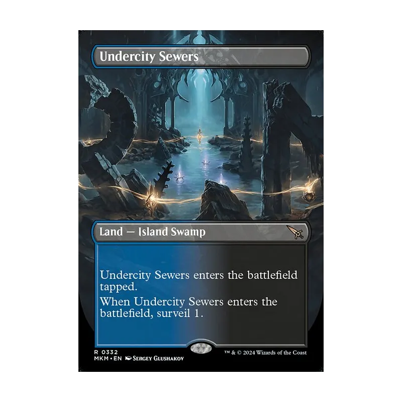 Undercity Sewers (Borderless) - Murders at Karlov Manor (Near Mint)