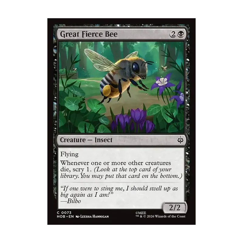 Great Fierce Bee - The Hobbit (Near Mint)