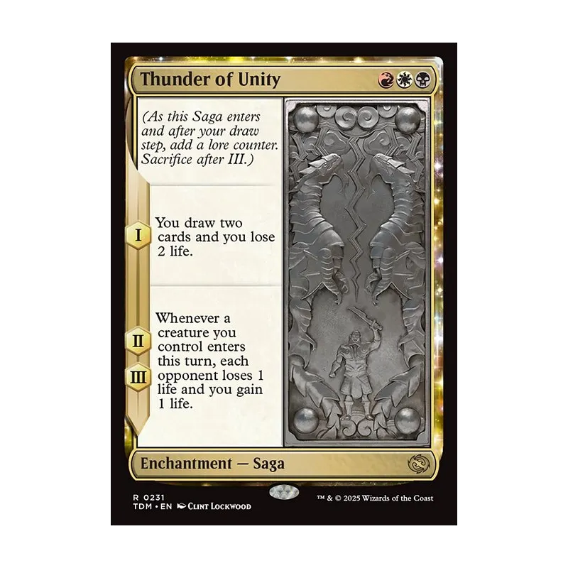 Thunder of Unity - Tarkir: Dragonstorm (Foil Near Mint)