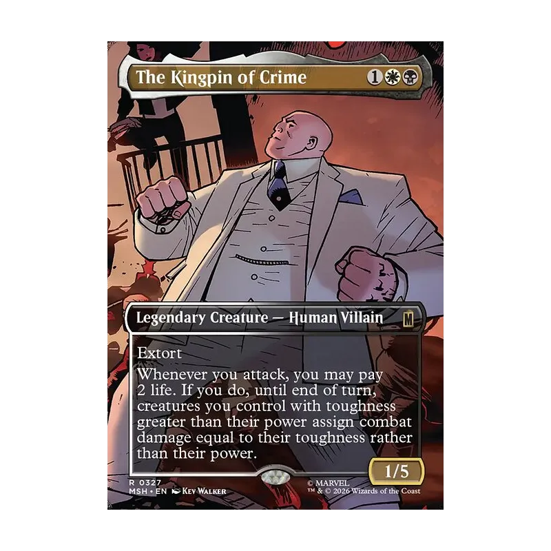 The Kingpin of Crime (Borderless) (0327) - Marvel Super Heroes (Near Mint)