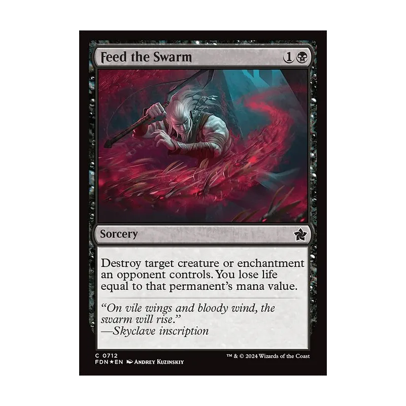Feed the Swarm - Foundations (Foil Near Mint)