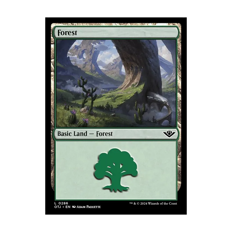 Forest (0286) - Outlaws of Thunder Junction (Near Mint)