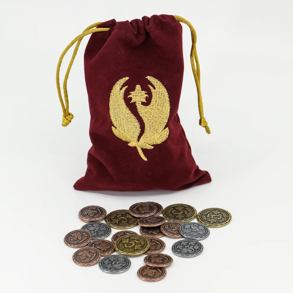 Botany: Floral Dragons - Metal Coins (Preorder)
