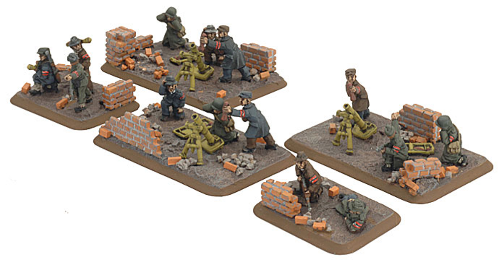 Flames of War WW2: German - Volkssturm Mortar Platoon