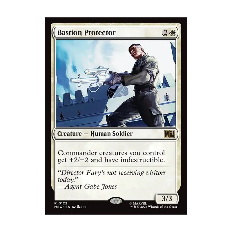 Bastion Protector (Surge Foil) - Marvel Super Heroes Commander (Foil Near Mint)