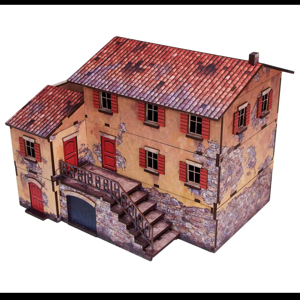 Bolt Action: Pre-Painted WW2 Italy - Large House