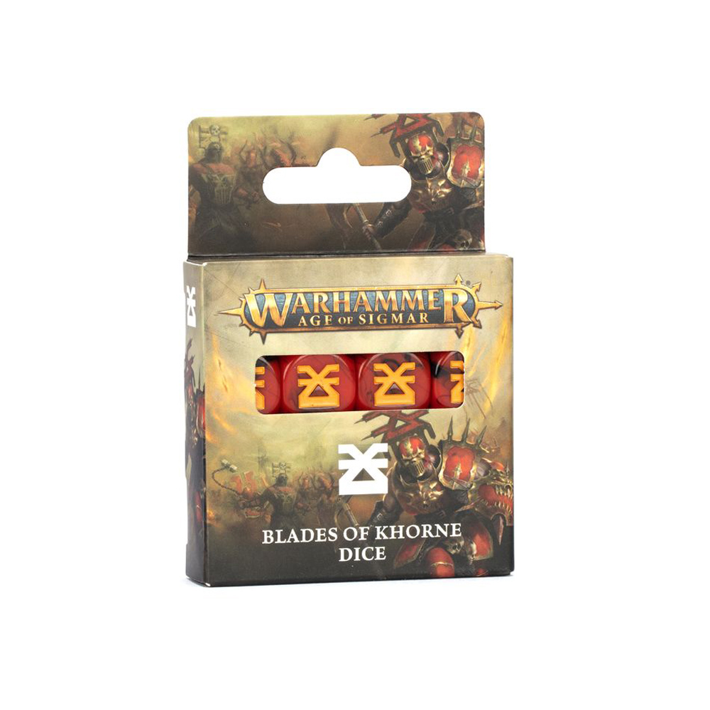 Warhammer Age of Sigmar: Dice Set - Blades of Khorne (16) (New Arrival)