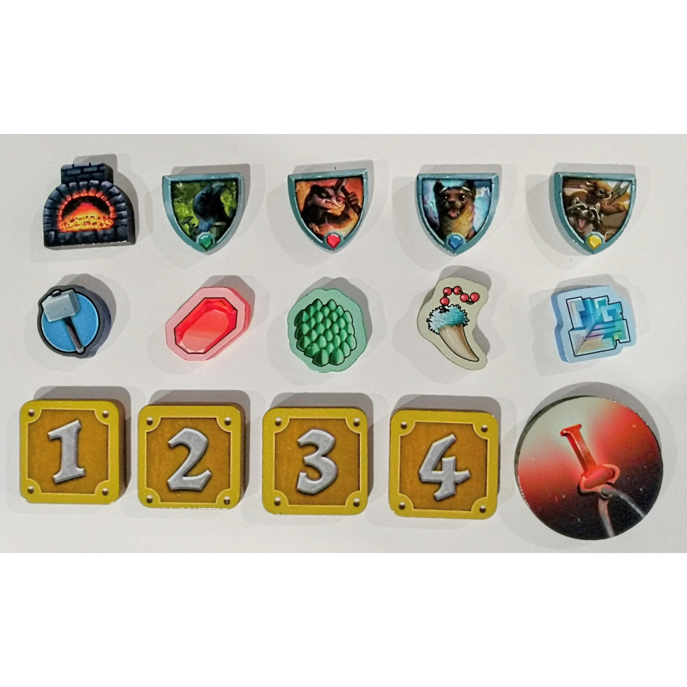 Forges of Ravenshire: Wooden Tokens (Preorder)