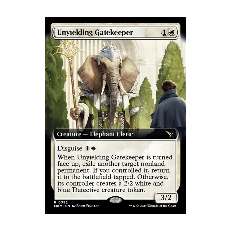 Unyielding Gatekeeper (Extended Art) - Murders at Karlov Manor (Near Mint)