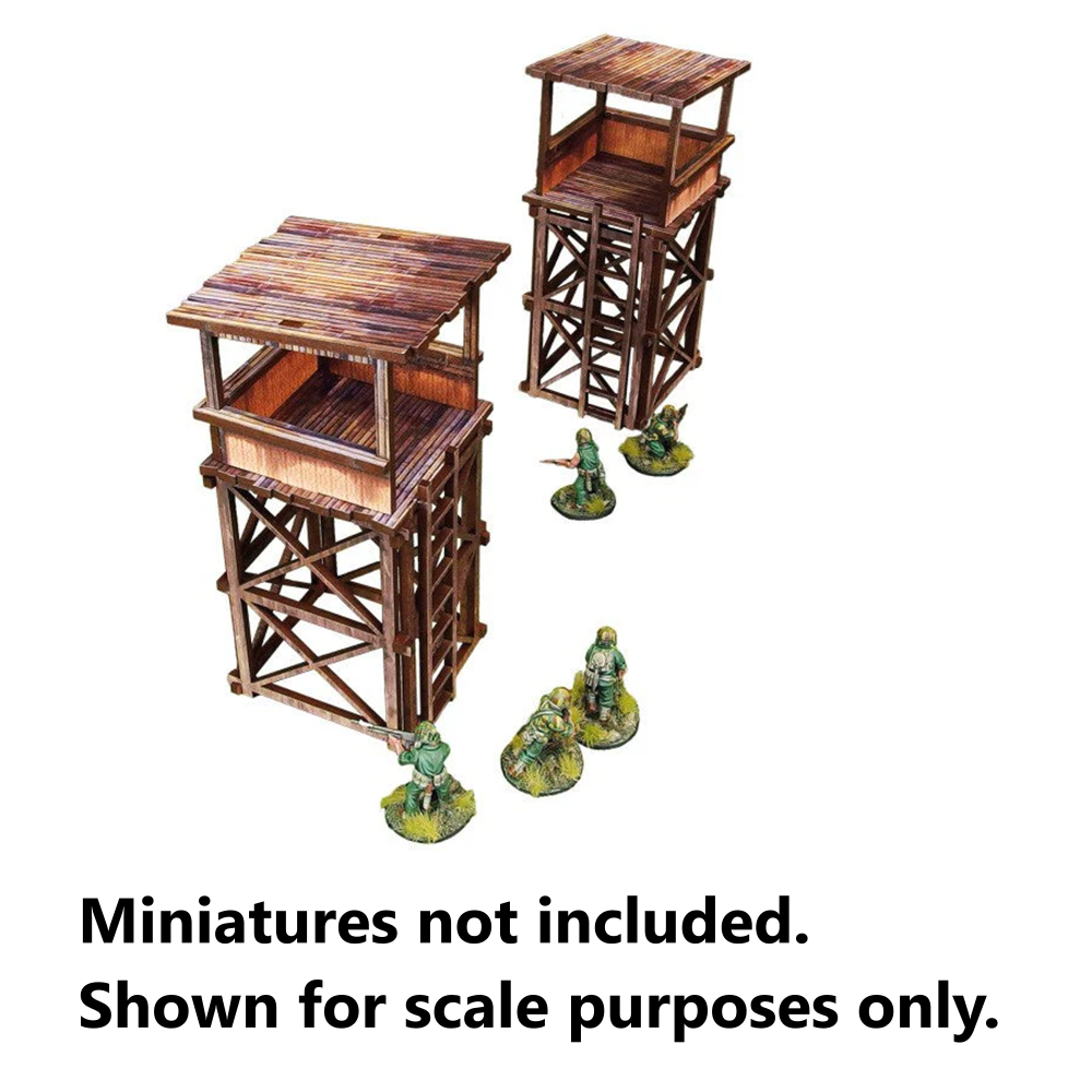 Bolt Action HDF Terrain: WW2 Pacific - Guard Towers