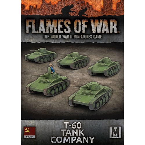 Flames of War WW2: Soviet - T-60 Tank Company